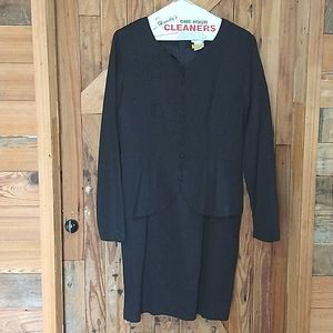 2 FOR $15 BUNDLE SALE!Vintage. Jennifer James black dress. Great condition. 90's
